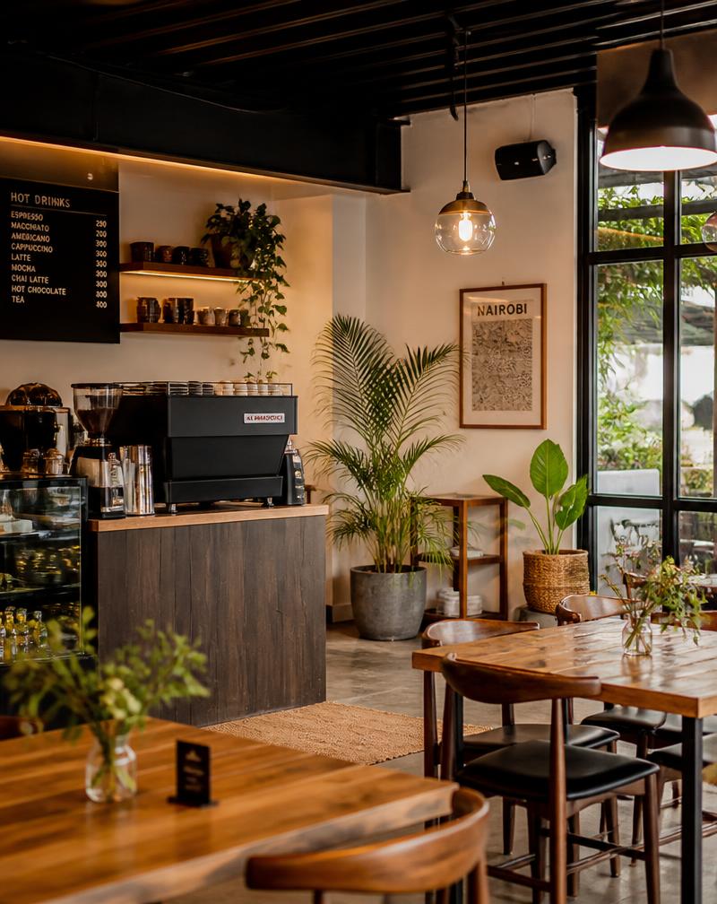 Plains Coffee Roasters interior