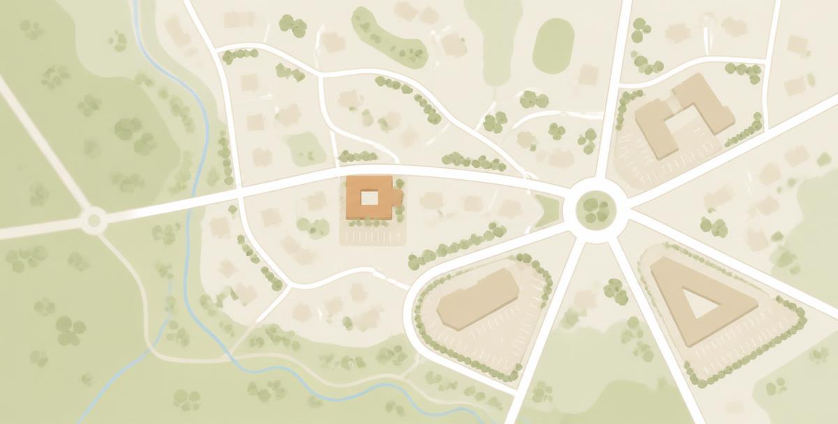 Map showing Karen Plains Arcade location in Karen, Nairobi