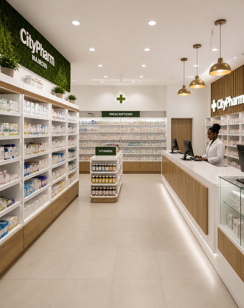 Karen Wellness Co. pharmacy interior